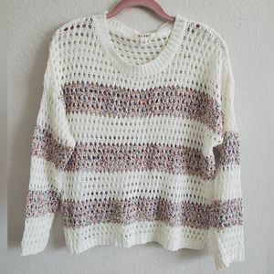 Mi ami open knit sweater